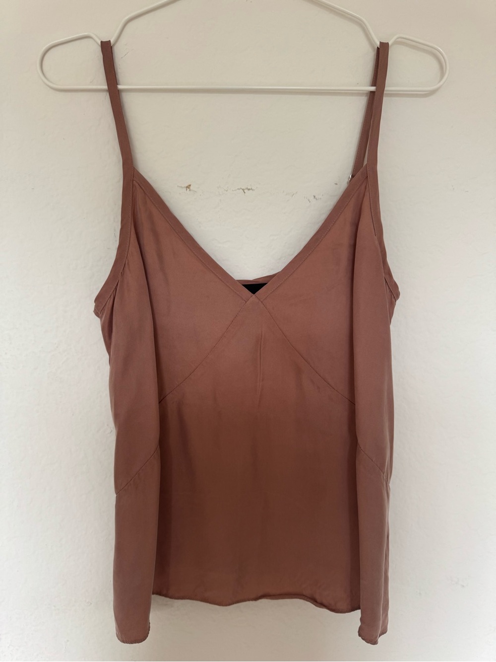 Jenni Kayne Women’s V-Neck Spaghetti Strap Tank Top - Dusty Rose
